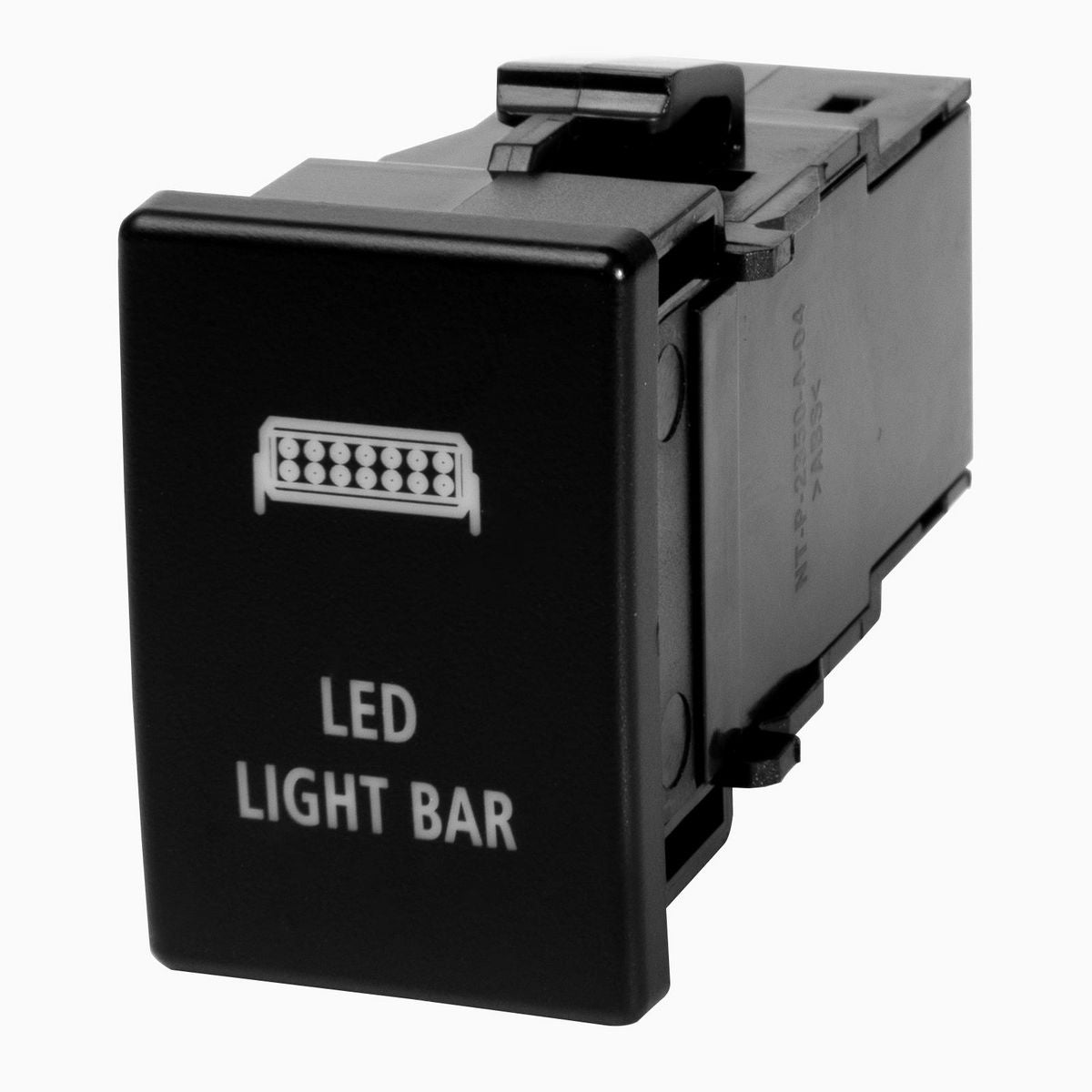 Narva OE Style Push Button Switch - Light Bar Symbol, 12V, Blue Illumination, Suits Isuzu, 22 X 33MM 63422BL