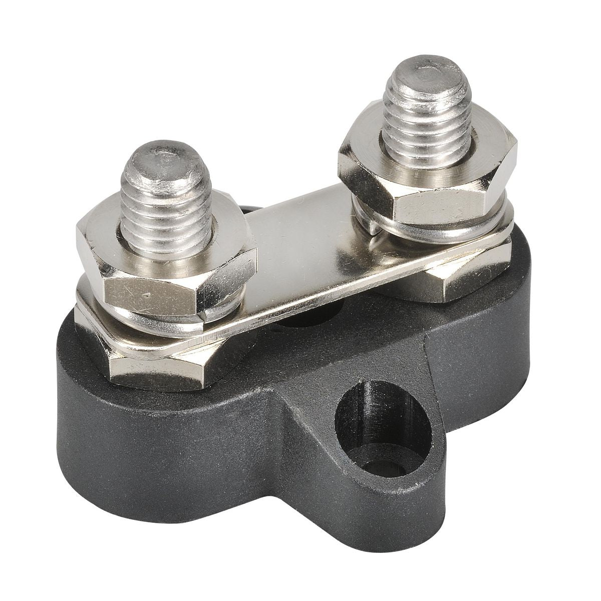 Narva Negative Dual Stud Bridged Distribution Post - M8 - Black 57017BL