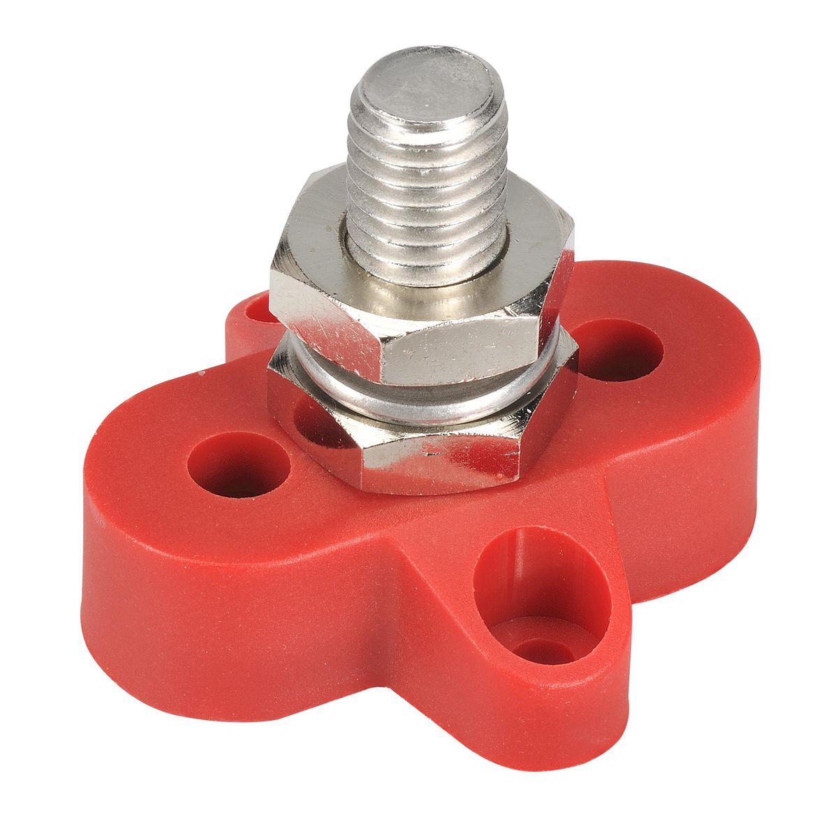 Narva Positive Single Stud Distribution Post - M10 - Red 57004BL