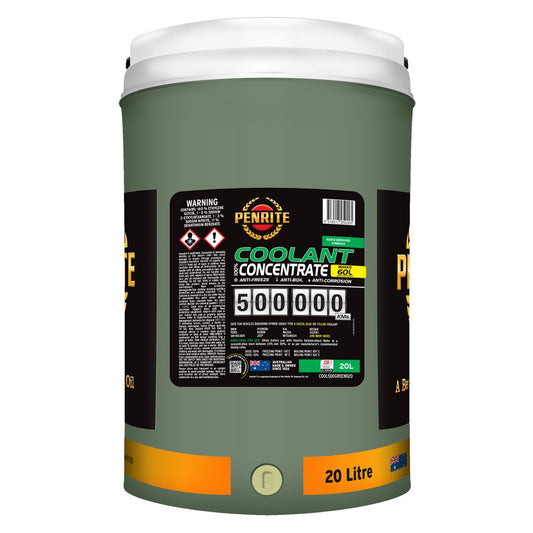 Penrite Oil 500,000 Kilometre Green Coolant Concentrate 20 Litre COOL500GREEN020