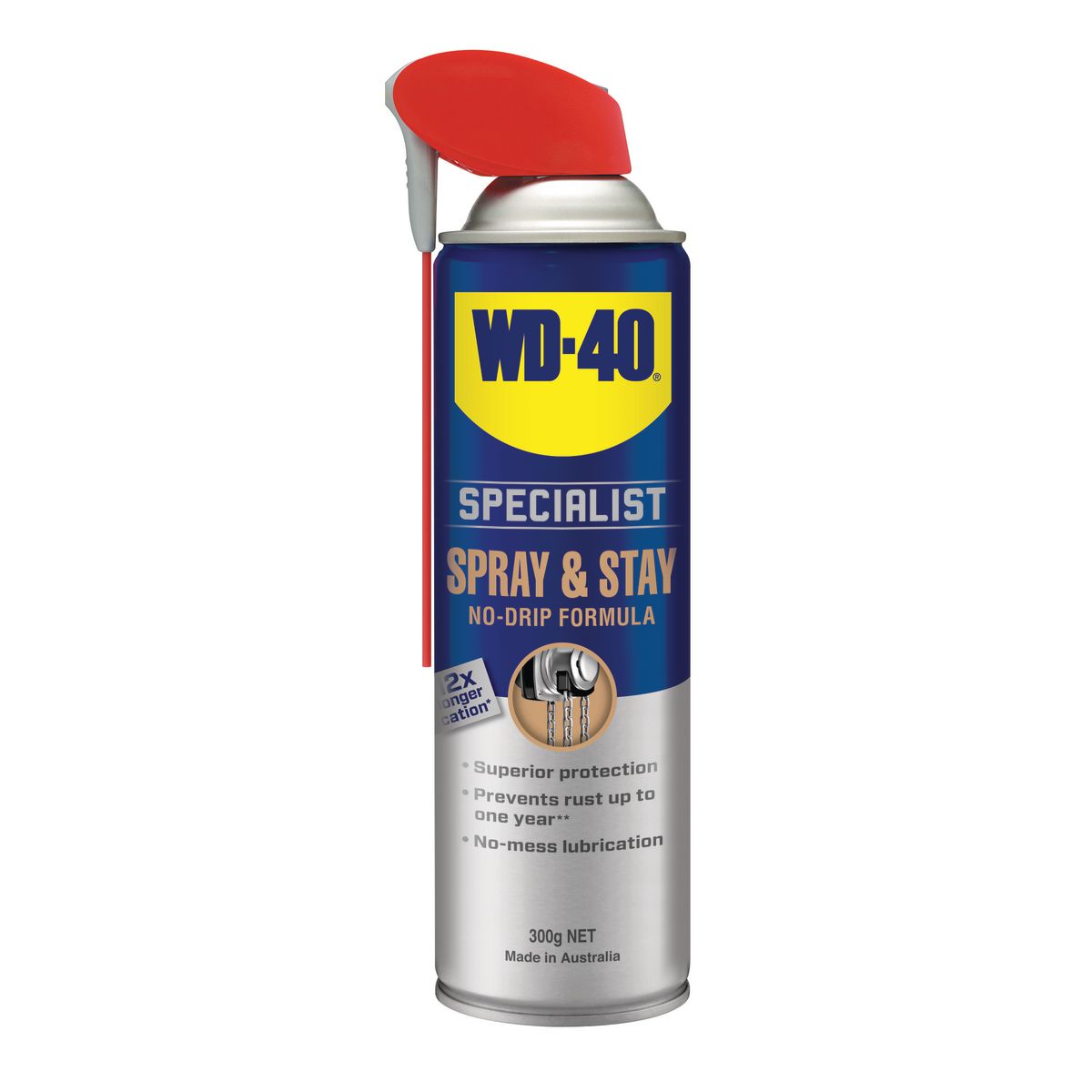 WD-40 Wd40 Specialist Spray & Stay Gel Lubricant 300g Smart Straw 21027