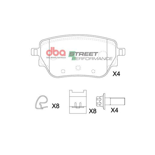 DBA Street Performance Brake Pad DB15269SP