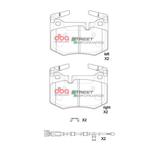 DBA Street Performance Brake Pad DB8889SP