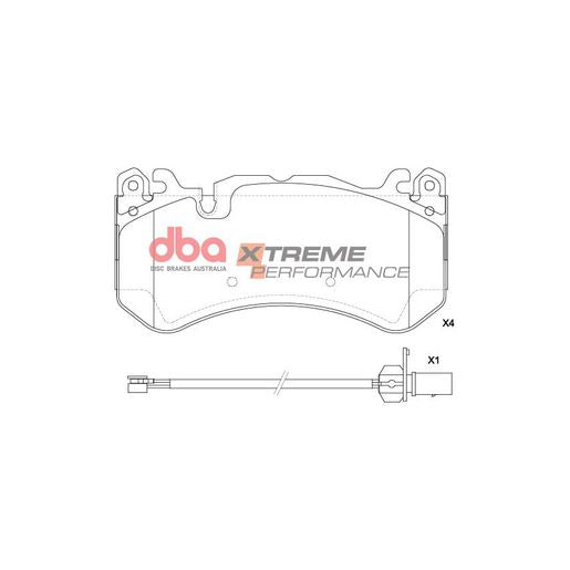 DBA Xtreme Performance Disc Pad DB2387XP