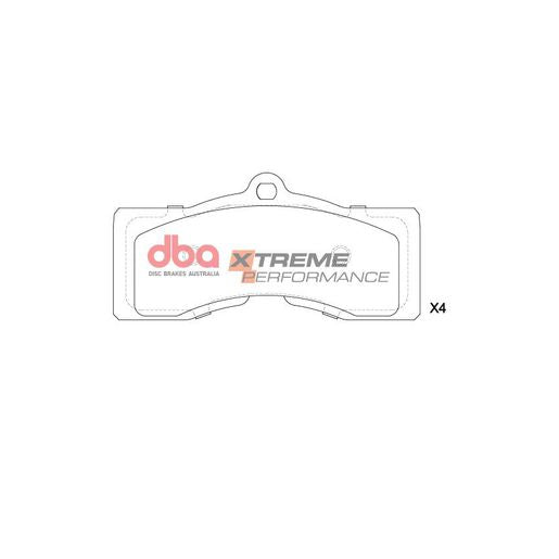DBA Xtreme Performance Disc Pad DB7028AXP
