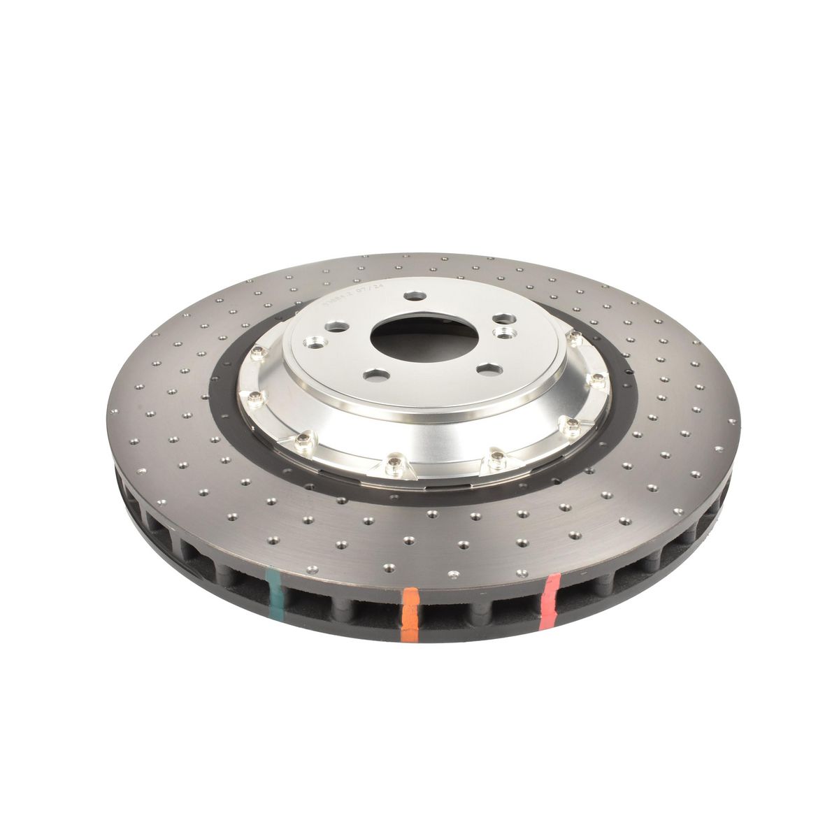 DBA 5000 2-Piece Assy Silver Hat Cross DrilLED & Slotted DBA53884SLVXD