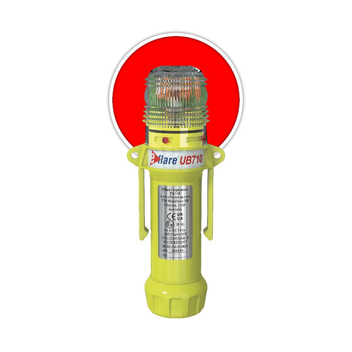 Eflare Warning Beacon Red Flashing UB710R