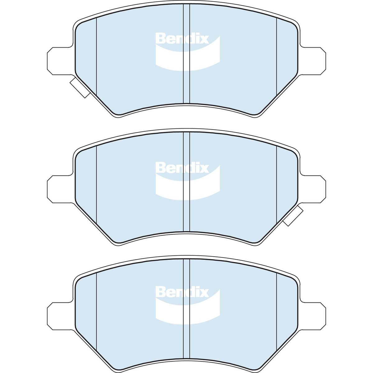 Bendix Gct Brake Pad Set DB2769 GCT