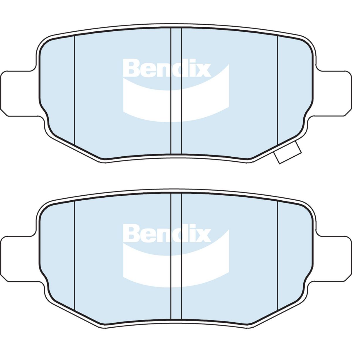 Bendix Gct Brake Pad Set DB2771 GCT