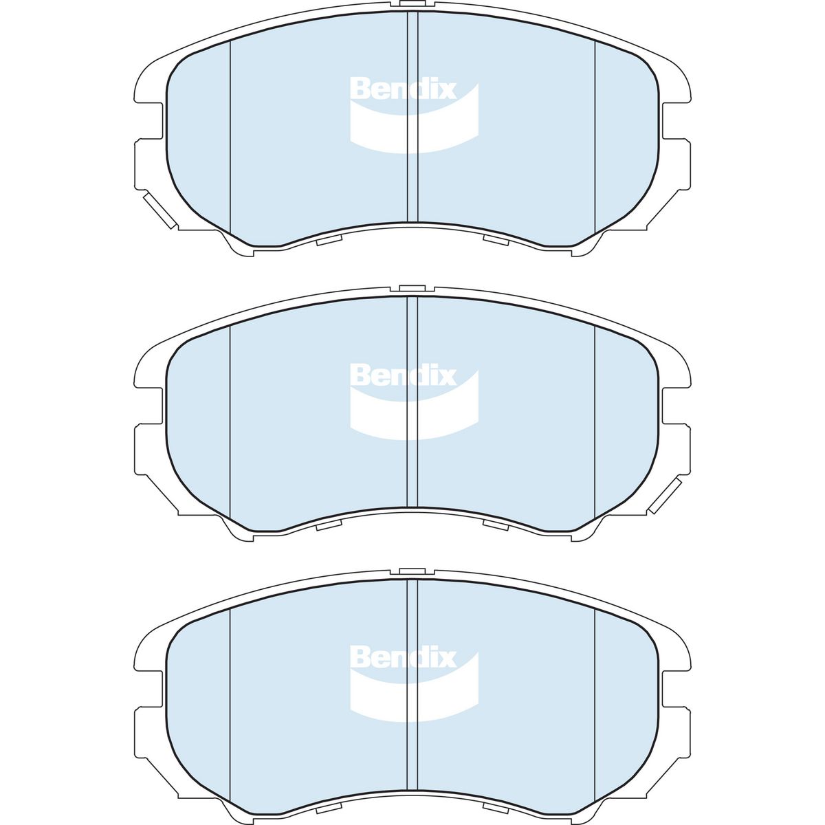 Bendix Gct Brake Pad Set DB2773 GCT