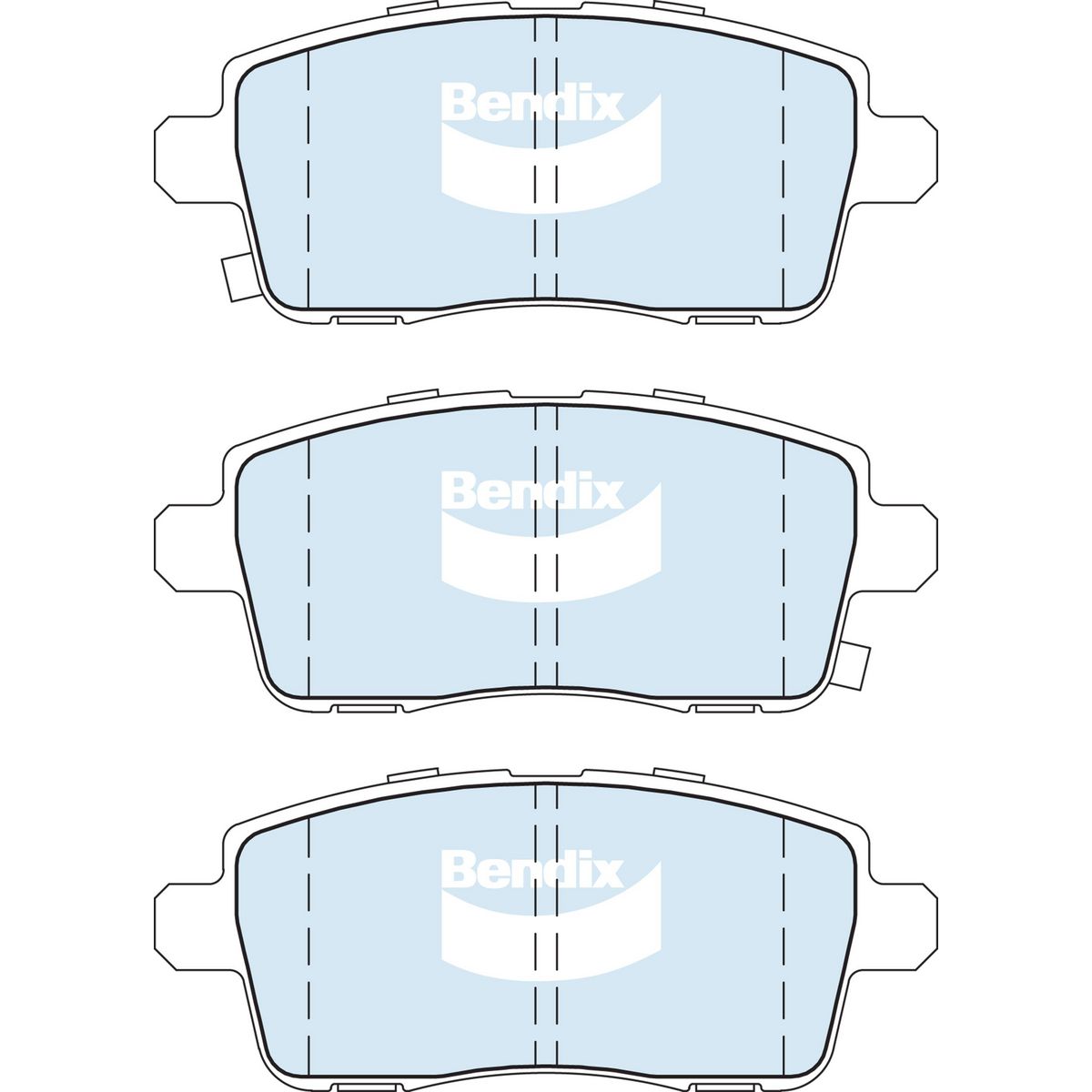 Bendix Gct Brake Pad Set DB2774 GCT
