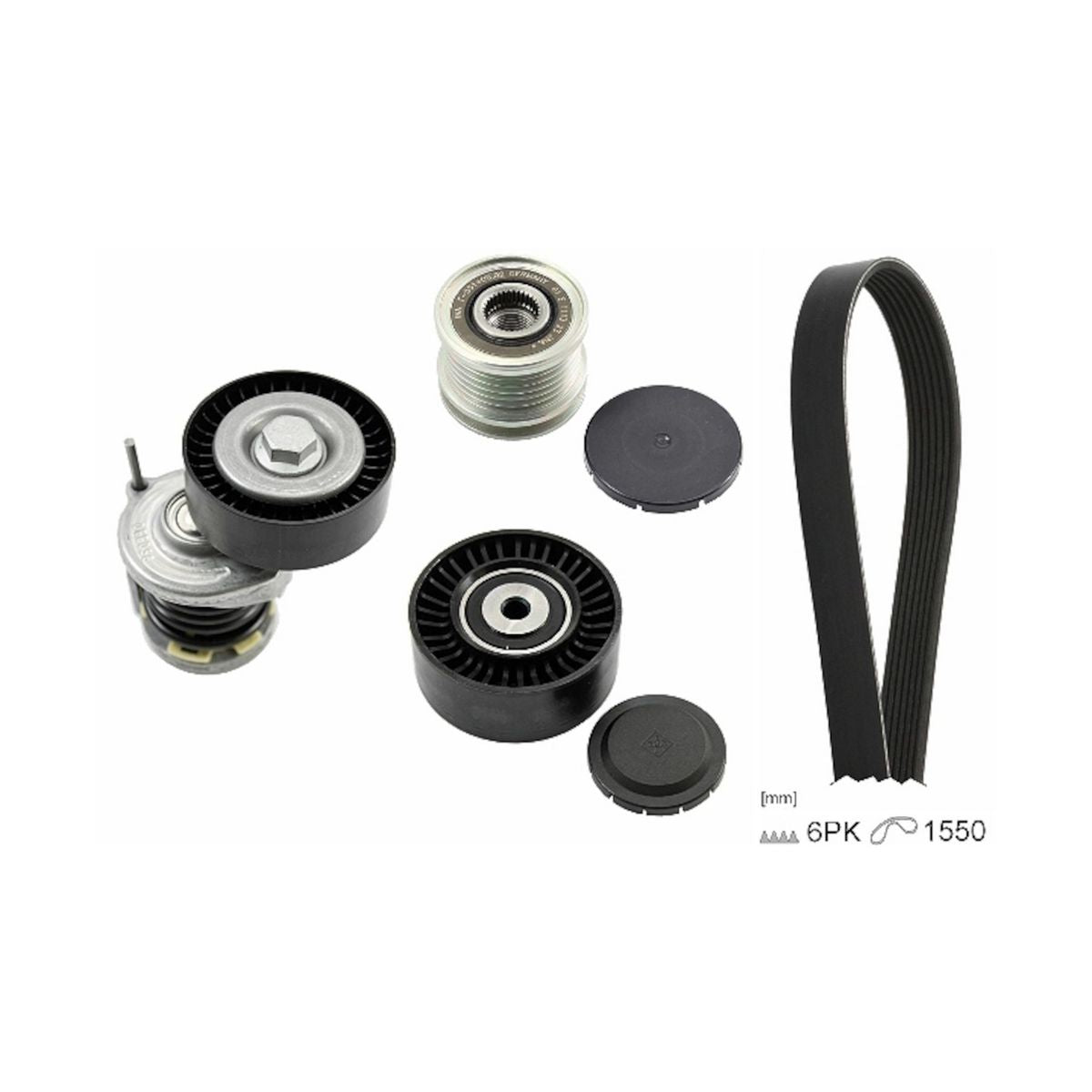 INA V-Ribbed Belt Set 529 0586 20