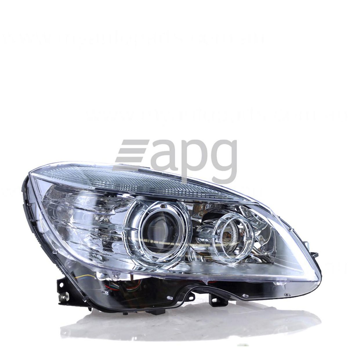 APG All Crash Bi-Xenon Head Lamp Drivers Side Certified suits Mercedes-Benz C Class 2007 to 2011 BAW-21032RHQ