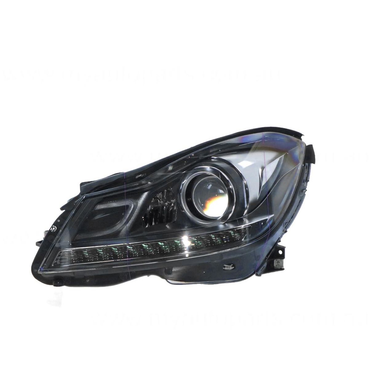 APG All Crash Bi-Xenon Head Lamp Passenger Side OES suits Mercedes-Benz C Class 2011 to 2016 BAW-21034LHP