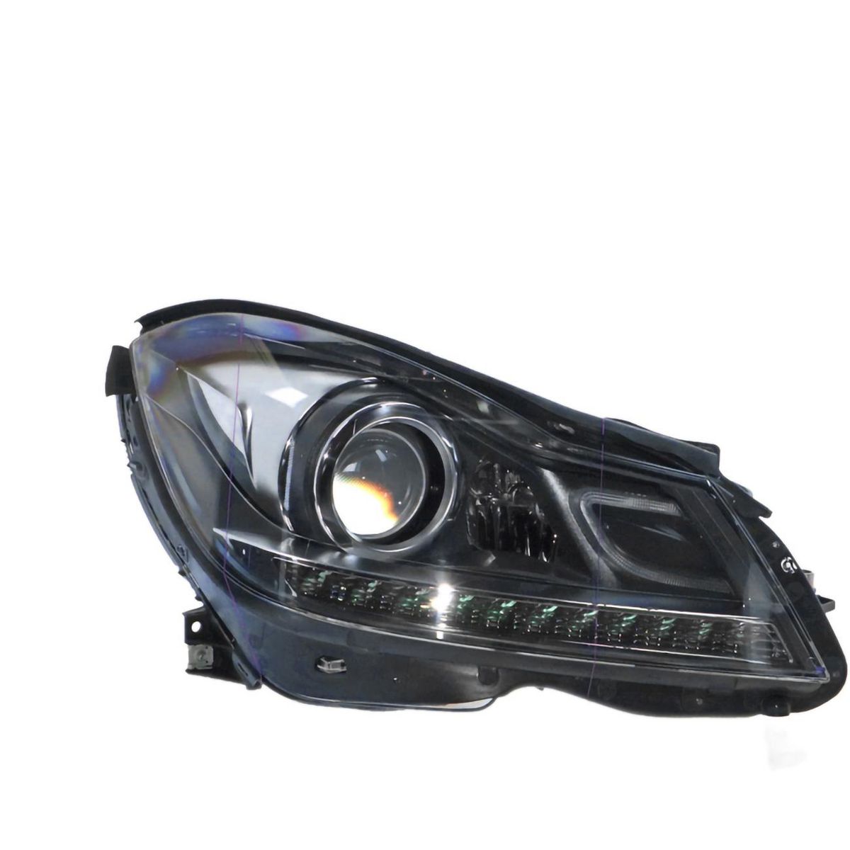 APG All Crash Bi-Xenon Head Lamp Drivers Side OES suits Mercedes-Benz C Class 2011 to 2016 BAW-21034RHP