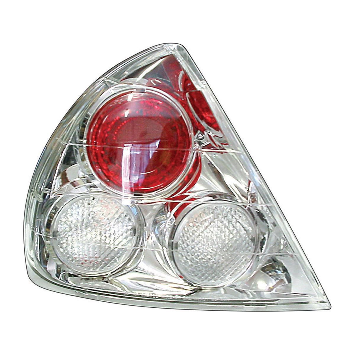APG All Crash Chrome Tail Lamp Pair Aftermarket Suits Mitsubishi Lancer CE 6/1996 to 6/1998 CCE-21044