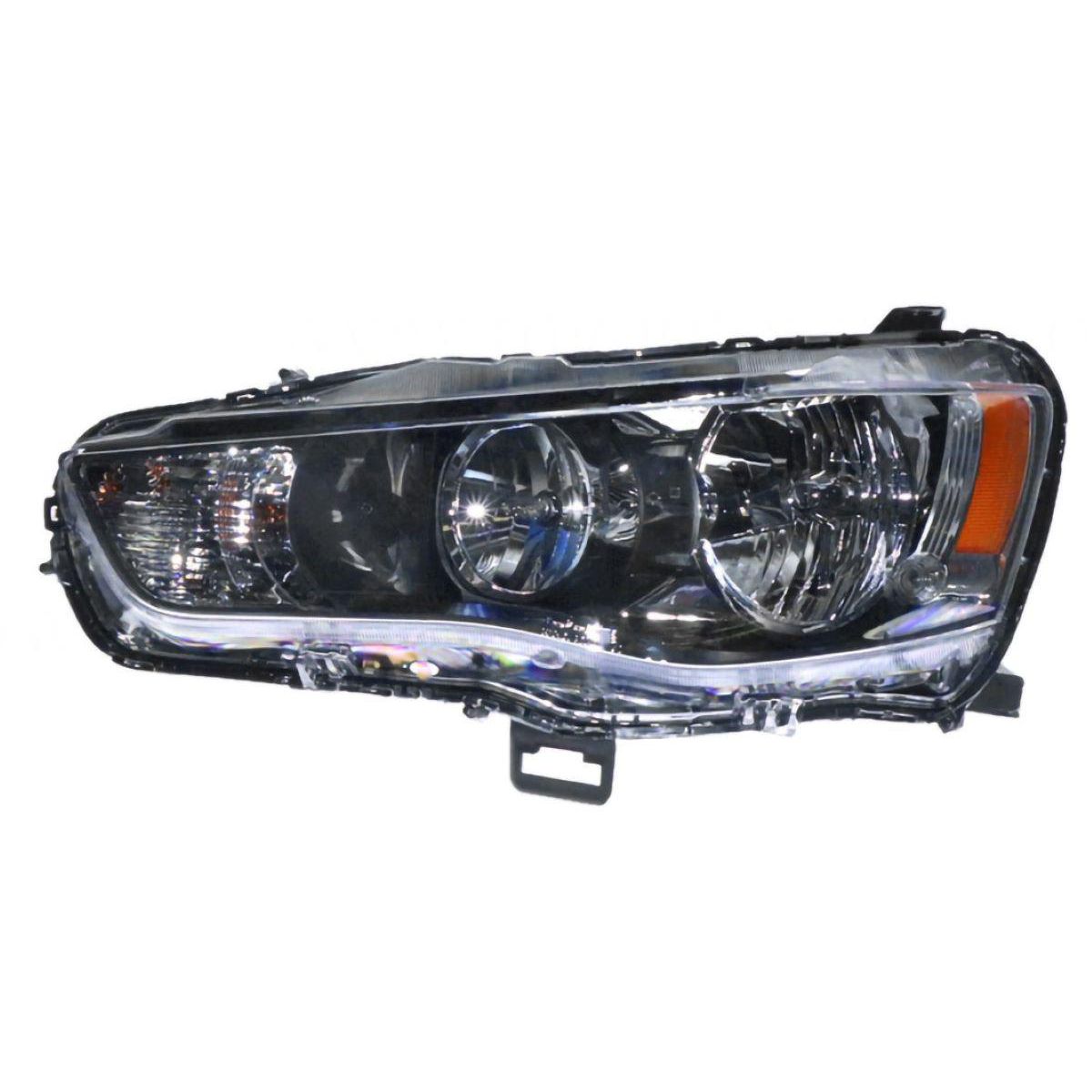 APG All Crash Halogen Head Lamp Passenger Side OEM Suits Mitsubishi Outlander ZH 2009 to 2012 CLC-21030LHG