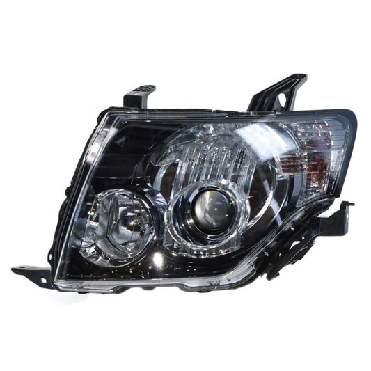 APG All Crash Halogen Head Lamp Passenger Side OEM Suits Mitsubishi Pajero GLS/VRX NT 2008 to 2009 CPI-21032LHG