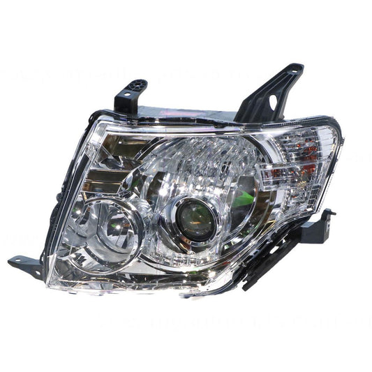 APG All Crash Xenon Head Lamp Passenger Side Genuine Suits Mitsubishi Pajero Exceed NT 2009 to 2011 CPI-21036LHG