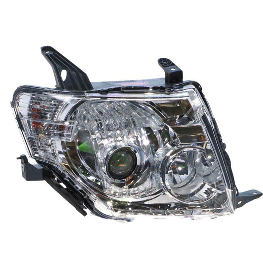 APG All Crash Xenon Head Lamp Drivers Side OEM Suits Mitsubishi Pajero Exceed NT 2009 to 2011 CPI-21036RHG