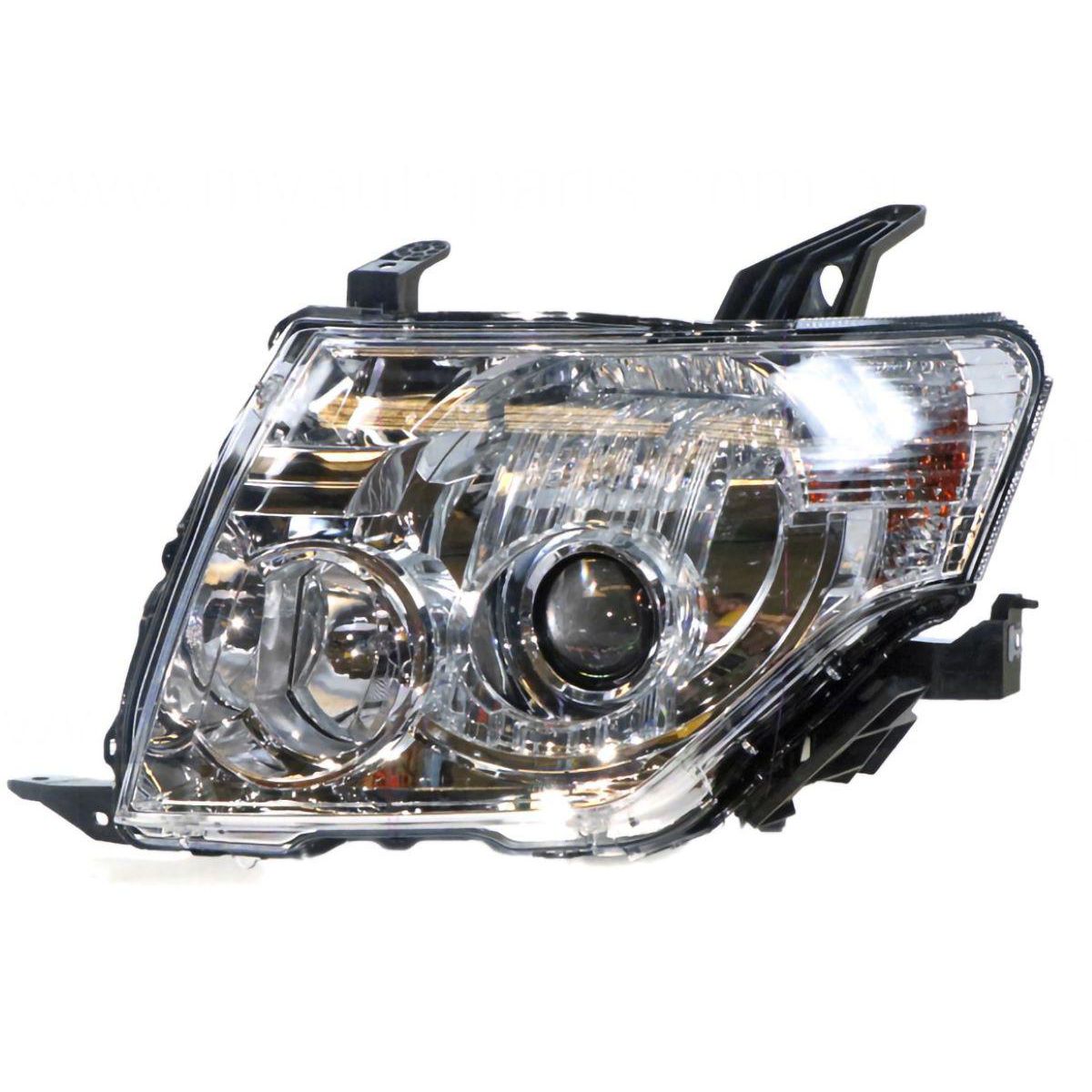 APG All Crash Halogen Head Lamp Passenger Side OEM Suits Mitsubishi Pajero NX 2014 to 2021 CPM-21031LHG