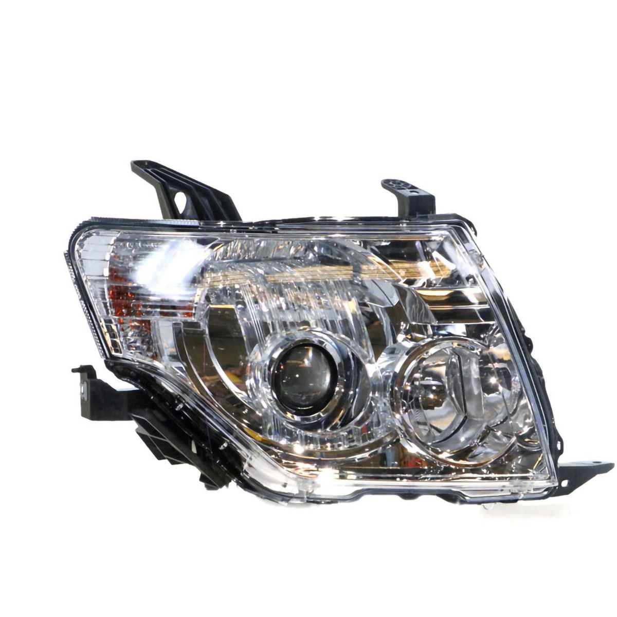 APG All Crash Halogen Head Lamp Drivers Side OEM Suits Mitsubishi Pajero NX 2014 to 2021 CPM-21031RHG
