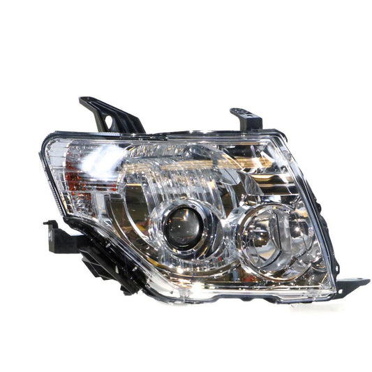 APG All Crash Halogen Head Lamp Drivers Side OEM Suits Mitsubishi Pajero NX 2014 to 2021 CPM-21031RHG