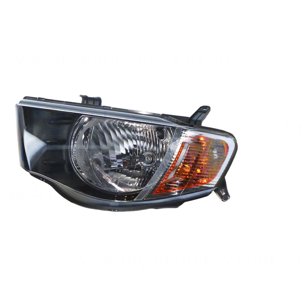 APG All Crash Head Lamp Passenger Side OEM suits Mitsubishi Triton ML GLS/GLXR/VR 7/2006 to 8/2009 CTD-21030LHG