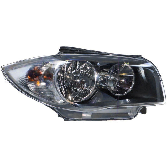 APG All Crash Halogen Head Lamp Drivers Side OES suits BMW 1 Series 2008 to 2011 EGA-21037RHP