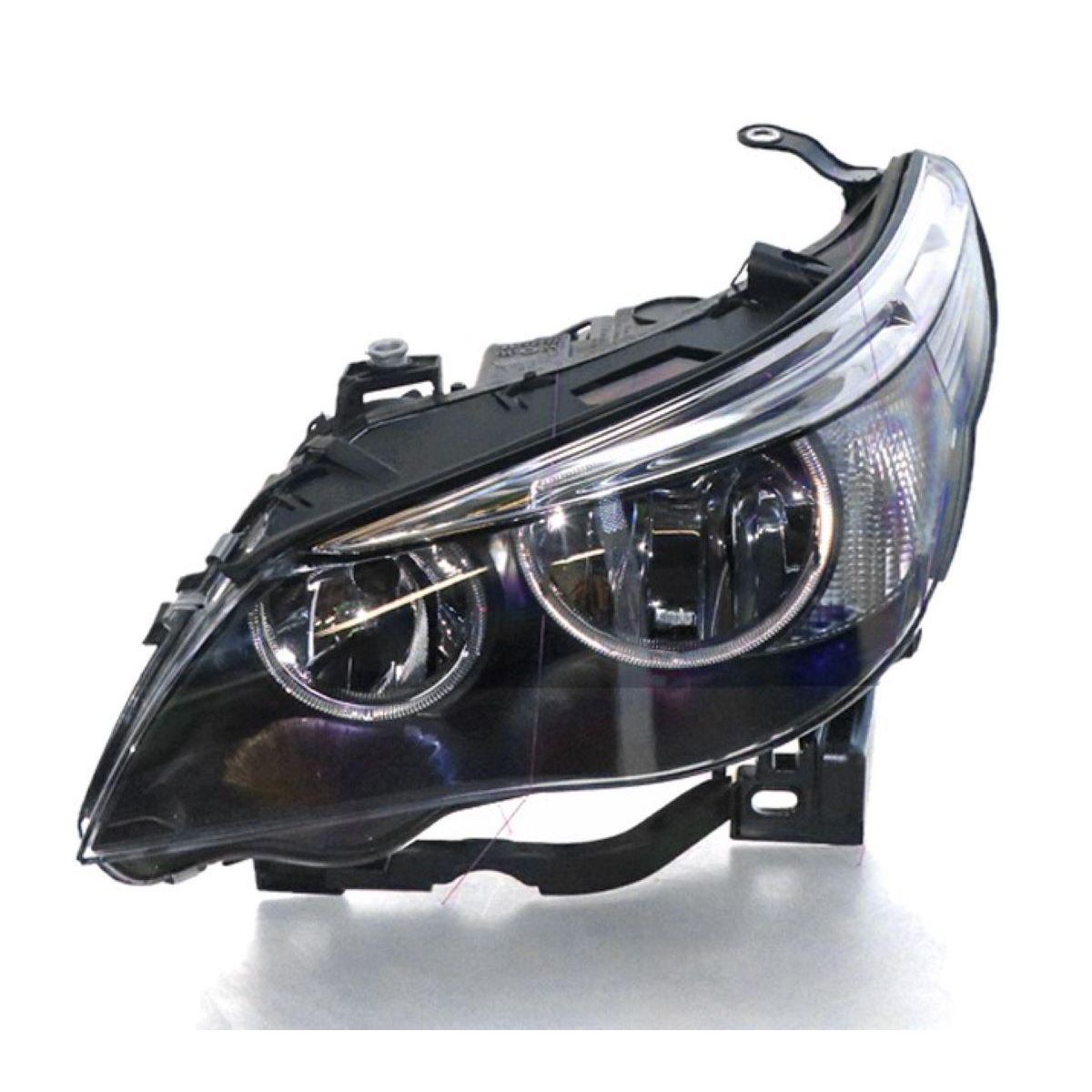APG All Crash Halogen Head Lamp Passenger Side Certified Suits BMW 5 Series E60/E61 2003 to 2007 EJA-21030LHQ