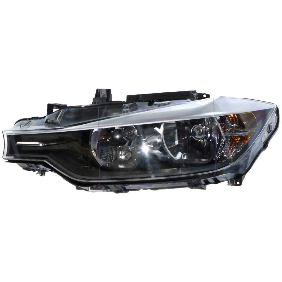 APG All Crash Halogen Head Lamp Passenger Side OES Suits BMW 3 Series F30 Sedan 2012 to 2015 ETF-21030LHP