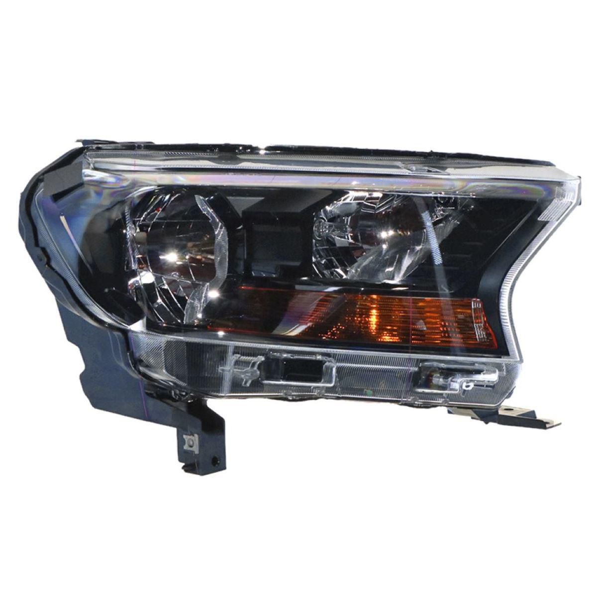 APG All Crash Halogen Electric Adjust Head Lamp Drivers Side OEM Suits Ford Ranger XL Plus PX 2015 to 2018 FCH-21033RHG