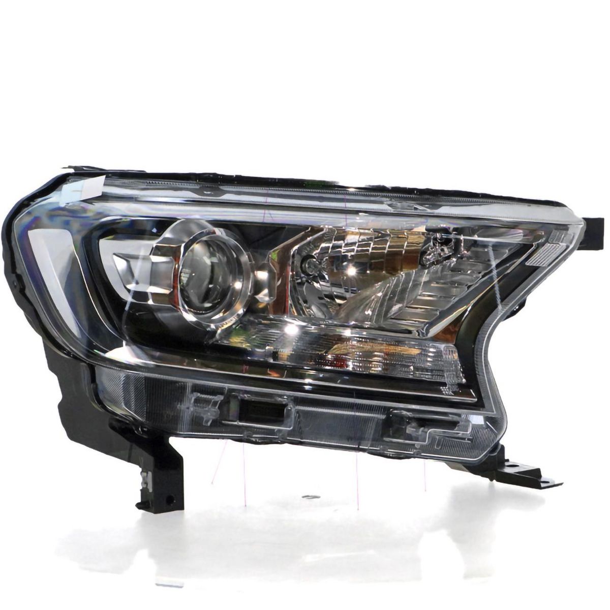 APG All Crash Projector Manual Adjust Head Lamp Drivers Side OEM Suits Ford Ranger XLT/Wildtrak PX 2015 to 2018 FCH-21034RHG