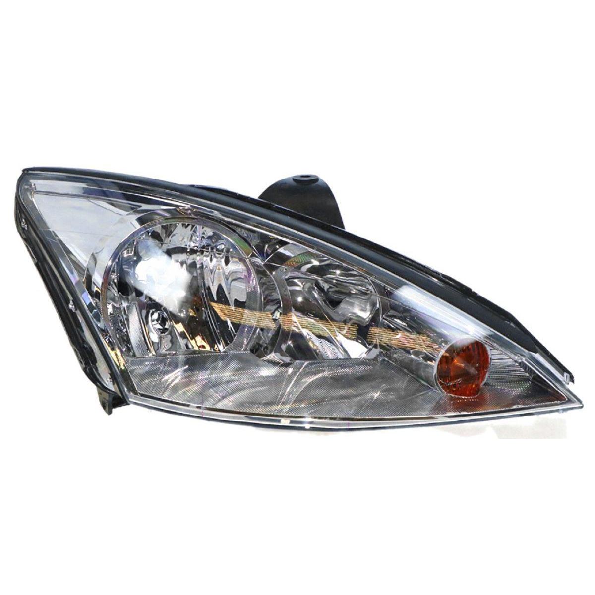 APG All Crash Halogen Manual Adjust Head Lamp Drivers Side OEM Suits Ford Focus LR 2002 to 2004 FOA-21031RHG