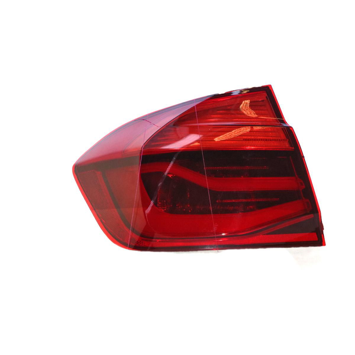 APG All Crash Black Red Tail Lamp Passenger Side Certified Suits BMW 3 Series F30 2015 to 2019 ETF-21041LHQ