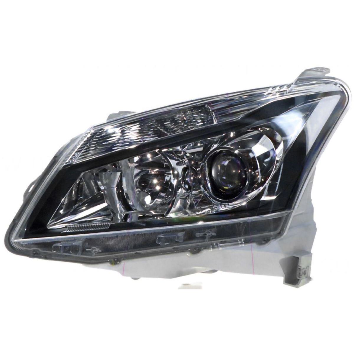 APG All Crash Halogen Manual Adjust Head Lamp Passenger Side OEM Suits Isuzu MU-X UCR/UCS 2013 to 2017 GDA-21030LHG