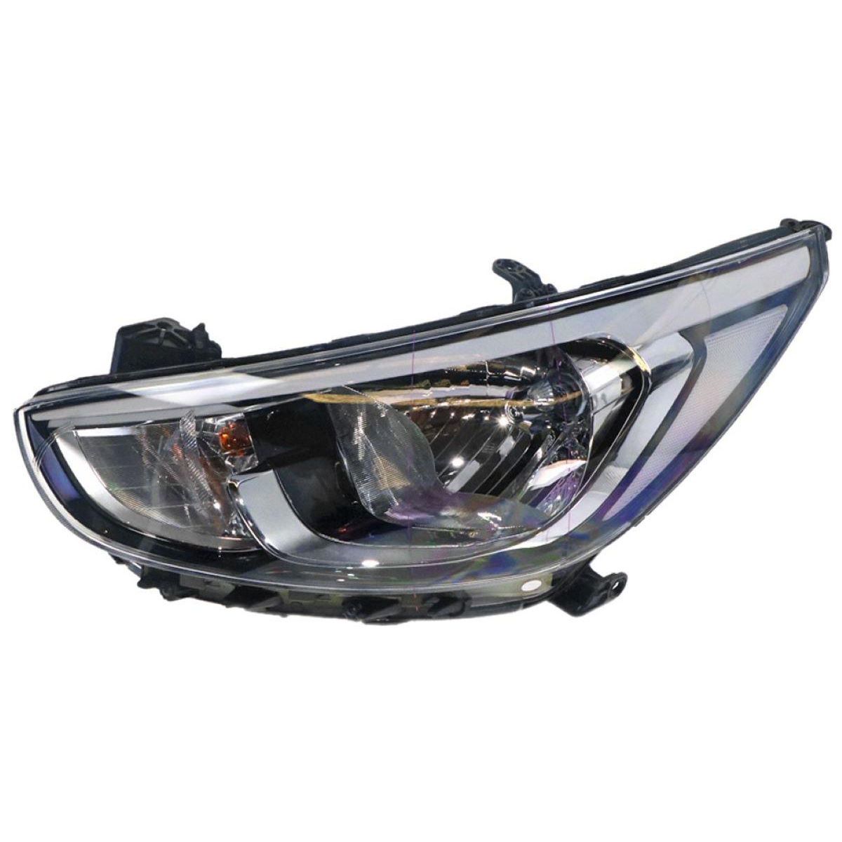 APG All Crash Head Lamp Passenger Side OEM Suits Hyundai Accent RB 2013 to 2017 HAD-21031LHG
