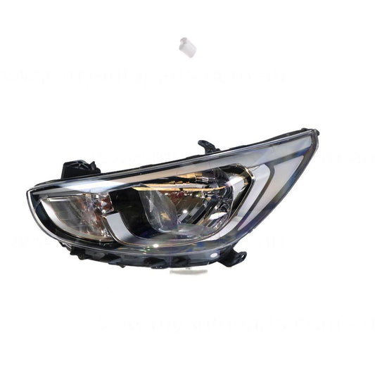 APG All Crash Halogen Head Lamp Passenger Side OEM Suits Hyundai Accent RB 2017 to 2019 HAD-21033LHG