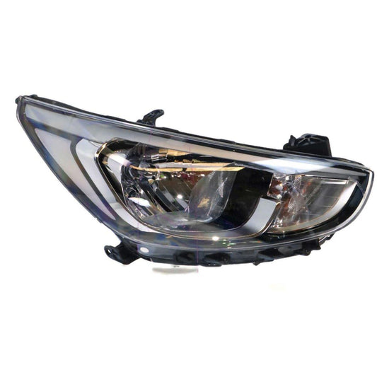 APG All Crash Halogen Head Lamp Drivers Side OEM Suits Hyundai Accent RB 2017 to 2019 HAD-21033RHG