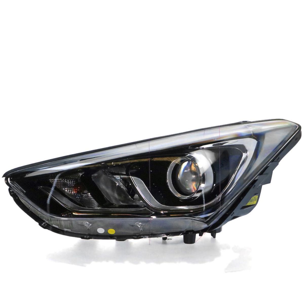 APG All Crash Xenon Head Lamp Passenger Side Genuine Suits Hyundai Santa Fe DM 2015 to 2018 HFD-21033LHG