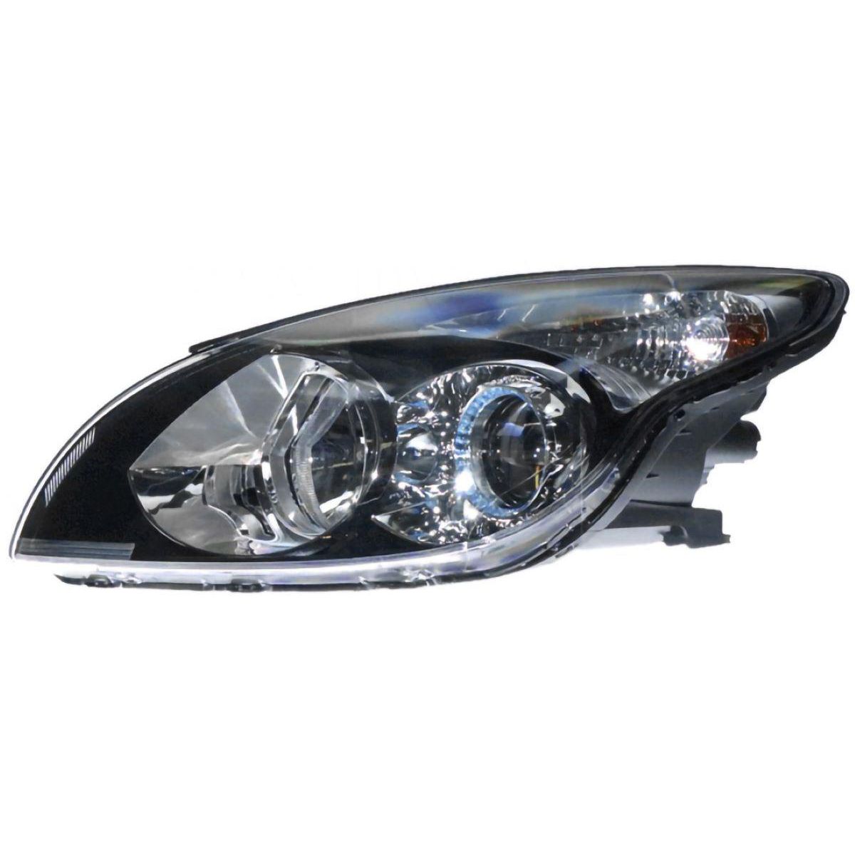 APG All Crash Black Head Lamp Passenger Side OEM Suits Hyundai i30 FD 4/2010 to 4/2012 HIA-21033LHG