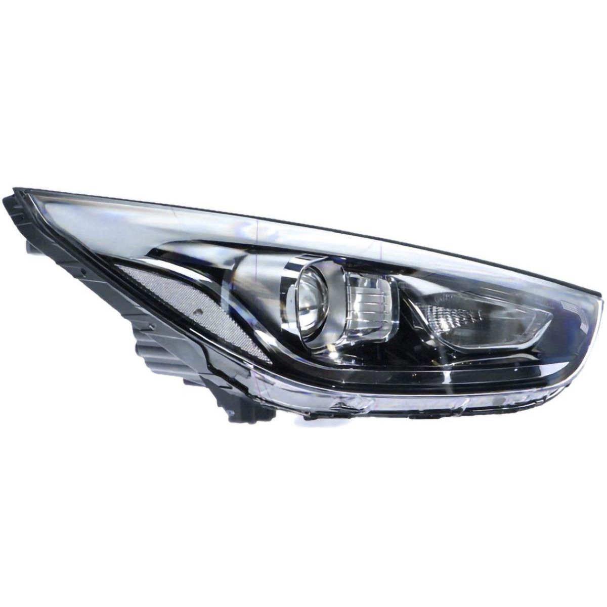 APG All Crash Head Lamp With DRL Drivers Side OEM Suits Hyundai ix35 SE/Trophy LM 2013 to 2015 HIB-21033RHG