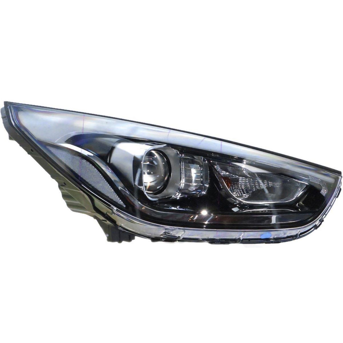 APG All Crash Head Lamp With DRL Drivers Side OEM Suits Hyundai ix35 Highlander/Elite LM 2010 to 2015 HIB-21034RHG