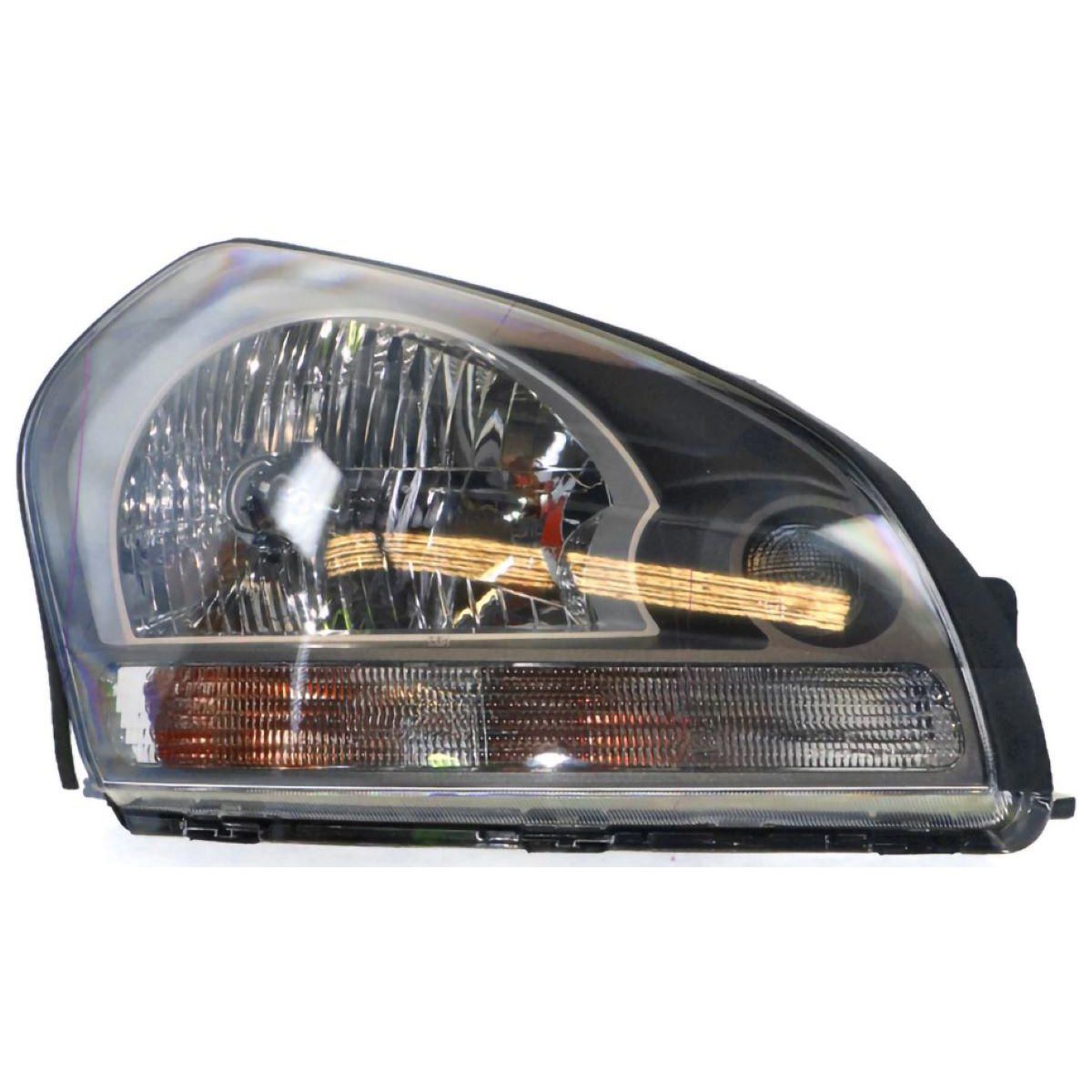 APG All Crash Head Lamp Drivers Side OEM Suits Hyundai Tucson JM 4/2004 to 6/2008 HUA-21030RHG