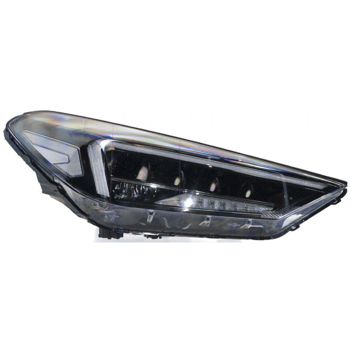 APG All Crash LED Head Lamp Drivers Side OEM Suits Hyundai Tucson Highlander TLE 2018 On HUB-21034RHG