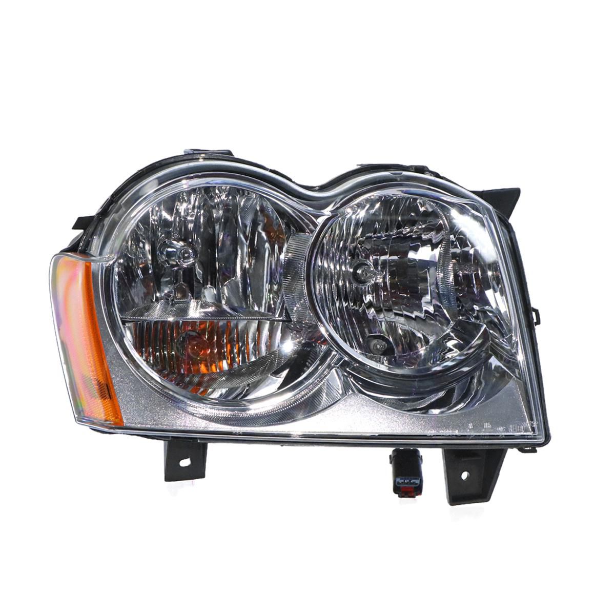 APG All Crash Halogen Manual Adjust Head Lamp Drivers Side OEM Suits Jeep Grand Cherokee WH 2005 to 2011 JCF-21030RHG
