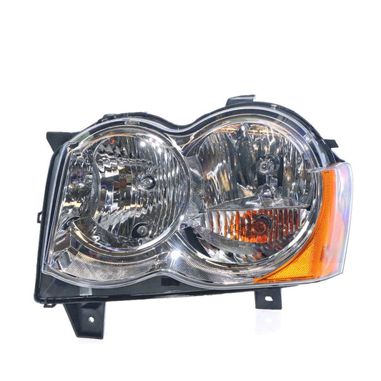 APG All Crash Halogen Head Lamp Passenger Side OEM Suits Jeep Grand Cherokee WH 2005 to 2011 JCF-21032LHG