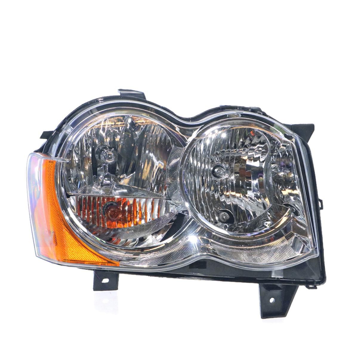 APG All Crash Halogen Head Lamp Drivers Side OEM Suits Jeep Grand Cherokee WH 2005 to 2011 JCF-21032RHG