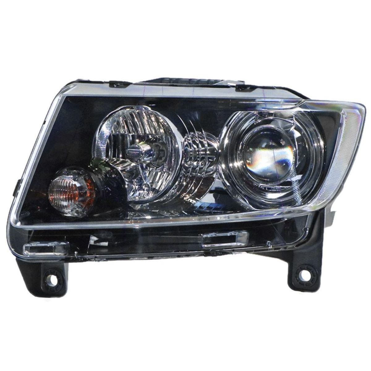 APG All Crash Bi-Xenon Head Lamp Passenger Side OEM Suits Jeep Grand Cherokee SRT-8 WK 2/2011 to 7/2013 JCG-21031LHG