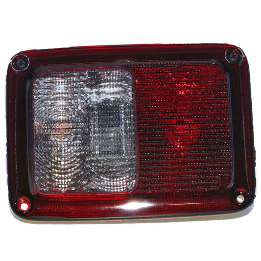 APG All Crash Red/Clear Tail Lamp Passenger Side OEM Suits Jeep Wrangler JK 2006 to 2018 JWB-21040LHG